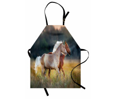 Horses Run Apron