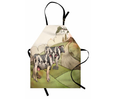 Dairy Cows Countryside Apron