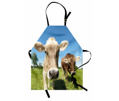 Close up Cows Apron