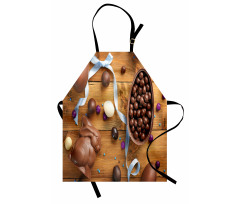 Chocolate Holiday Eggs Apron