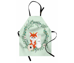 Friends Fox Rabbit Apron