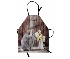 Rabbit Daisy Wooden Apron