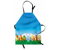 Cartoon Easter Rabbit Apron