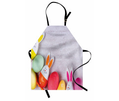 Eggs Colored with Ears Apron