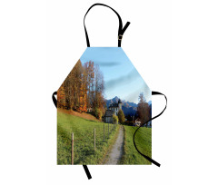 Walkway to Castle Autumn Apron