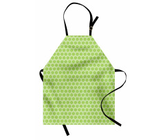 Round Slices of Lime Striped Apron