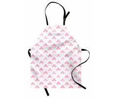 Cutsy Love Flamingos Art Apron