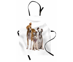 Funny Various Breeds of Dogs Apron