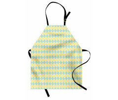 Pastel Geometric Dotted Apron