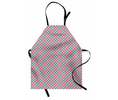 Abstract Bicolour Rounds Apron