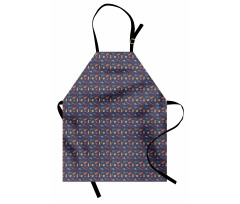 Rockets and Stars Pastel Hues Apron