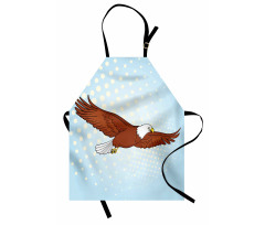 Pop Art Comic Falcon Bird Apron