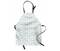 Sailboat Seagull Fishes Apron