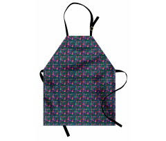 Contemporary Vibrant Leaves Apron