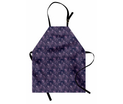 Abstract Branched Herbs Art Apron