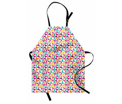 Vivid Mosaic Look Polygons Apron