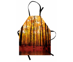 Autumn Forest Trees Apron