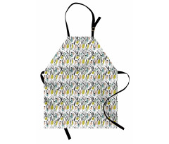Birds and Abstract Plants Apron