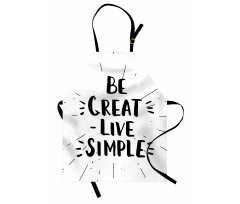 Creative Be Live Simple Apron