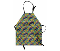 Exotic Aloha Palm Leaves Apron