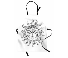 Sleeping Sun Apron