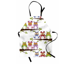 Birds on Tree Branches Apron