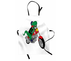 Funny Rider T-rex Apron