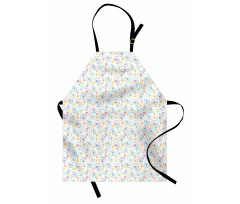 Grunge Shells Starfishes Apron