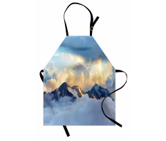 Snowy and Cloudy Peak Apron