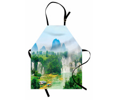 Misty Jungle Forest Apron