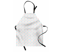 Pastel Triangles and Dots Apron