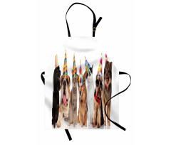 Party Animals in Hats Apron