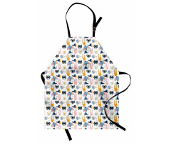 Doodle Design Animals Apron