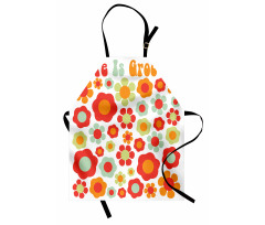 Colored Art Dated Style Apron