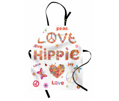 Love Hippie Vivid Floral Apron