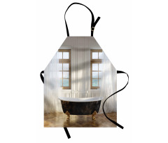 Bathtub in Modern Room Apron