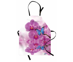 Orchid Bloom on Water Apron