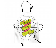 Positive Words Rays Apron