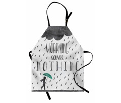 Worrying Solves Nothing Apron