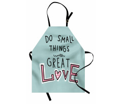 Do Things with Love Apron