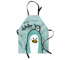 Mom and Baby Penguins Apron