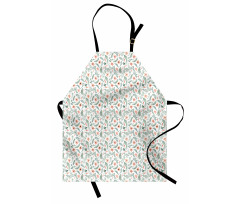 Watercolor Petals Beauty Apron