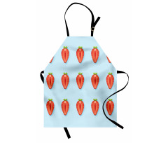 Symmetric Halved Strawberry Apron