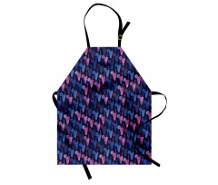 Polygonal Cocktail Art Apron