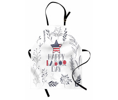 Floral and Leafy Concept Apron