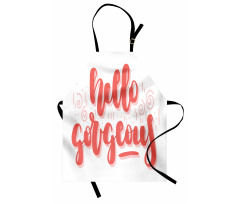 Typography Apron