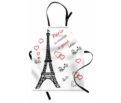 Eiffel Tower Paris Apron