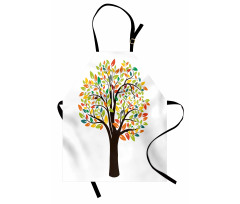 Autumnal Leaves Forest Flora Apron