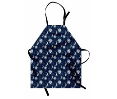 Mystical Sky Sun Stars Apron