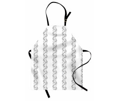 Minimalist Dots Stars Sun Apron